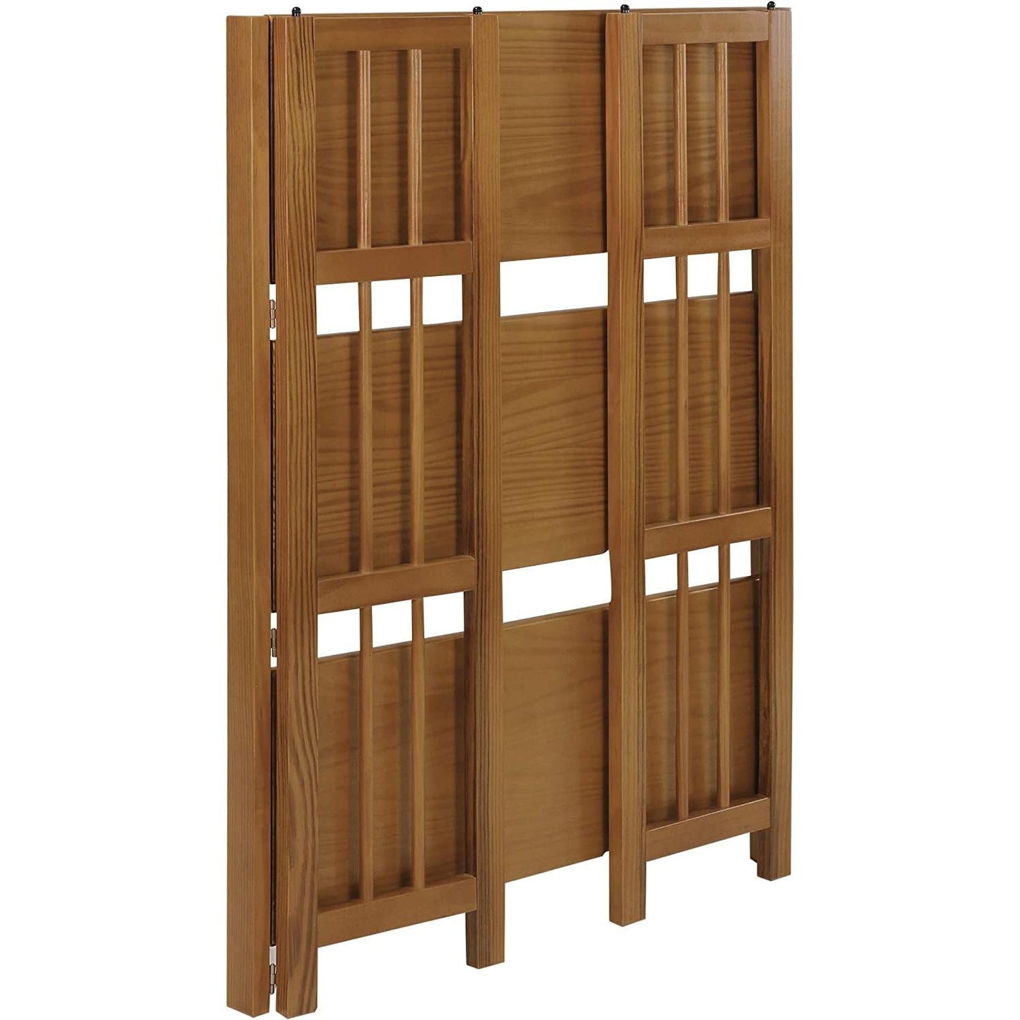 Stackable Chestnut Bookcase - 3 Shelves, 27.5″ Wide-4