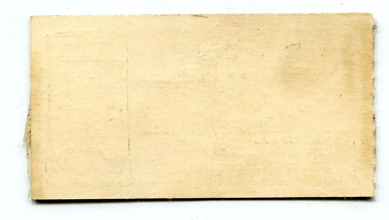 Worn off-white ticket stub from 1946 featuring Notre Dame vs Kentucky Wildcats basketball
