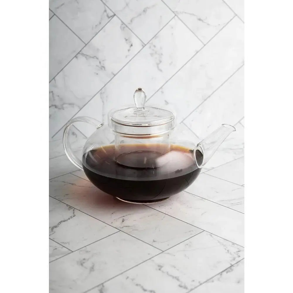 1,500 ml / 50 oz Borosilicate Glass Teapot with Removable Infuser - Kitchen > Teapots