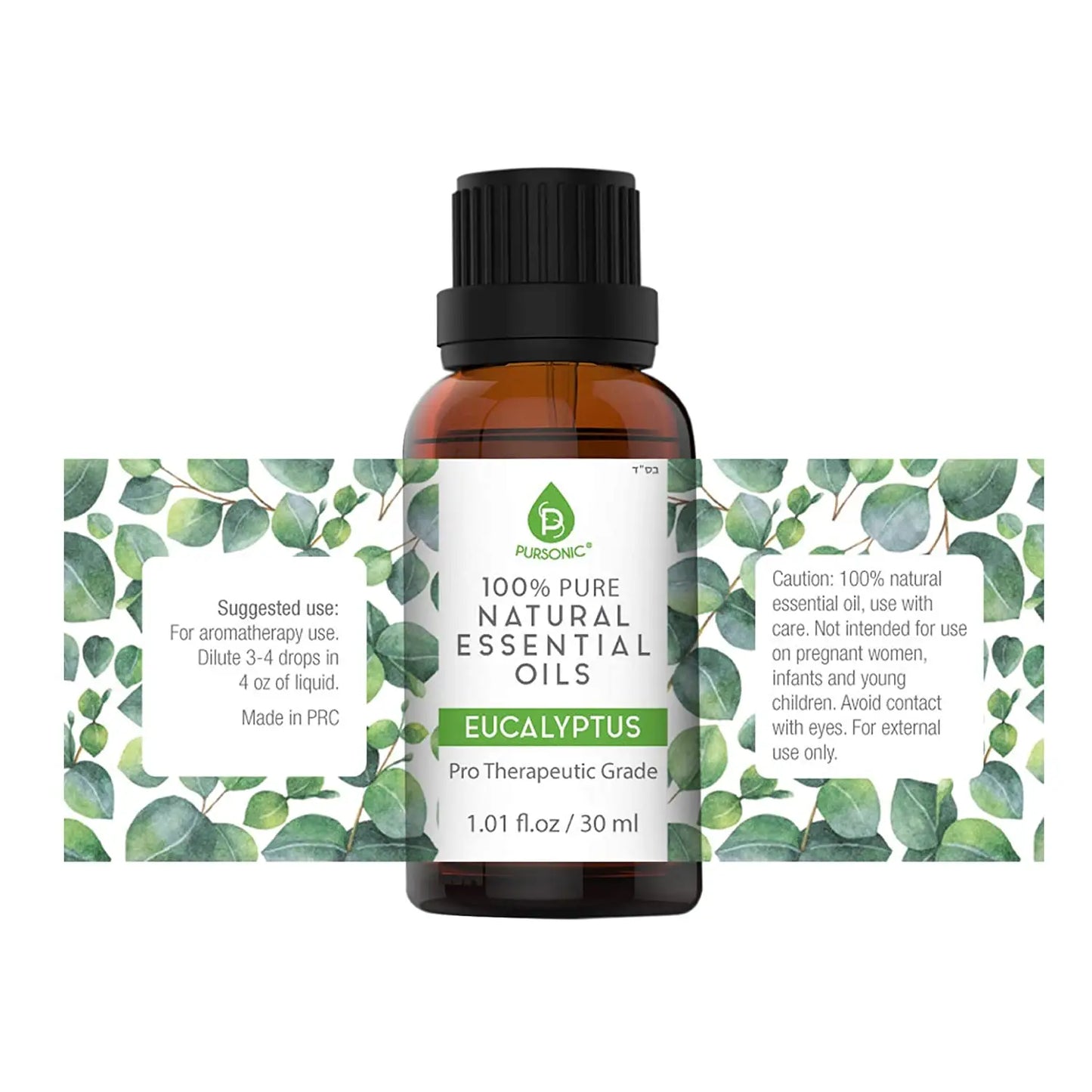 Bottle of 100% pure natural eucalyptus essential oil from Natural Eucalyptus Essential Oils