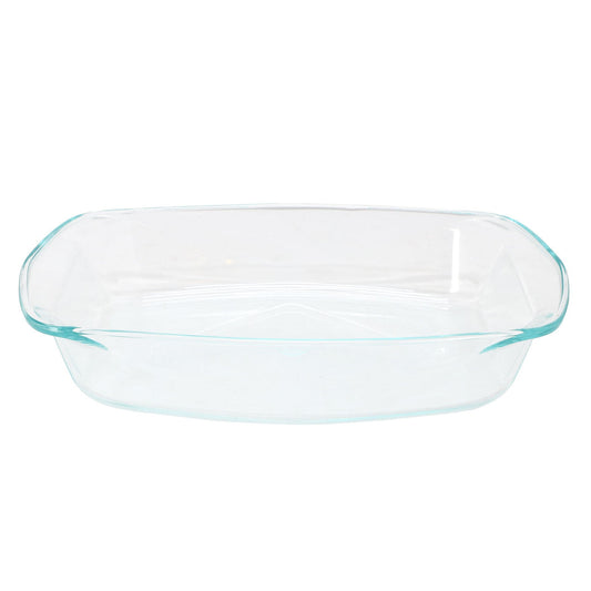 Soho Lounge Carnegie Hill 16 inch x 11 Inch x 3.1 Inch Tempered Glass Multi-Purpose Pan with Built--0