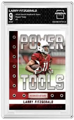 Larry Fitzgerald football card from 1911 Panini Rookies & Stars Power Tools collection