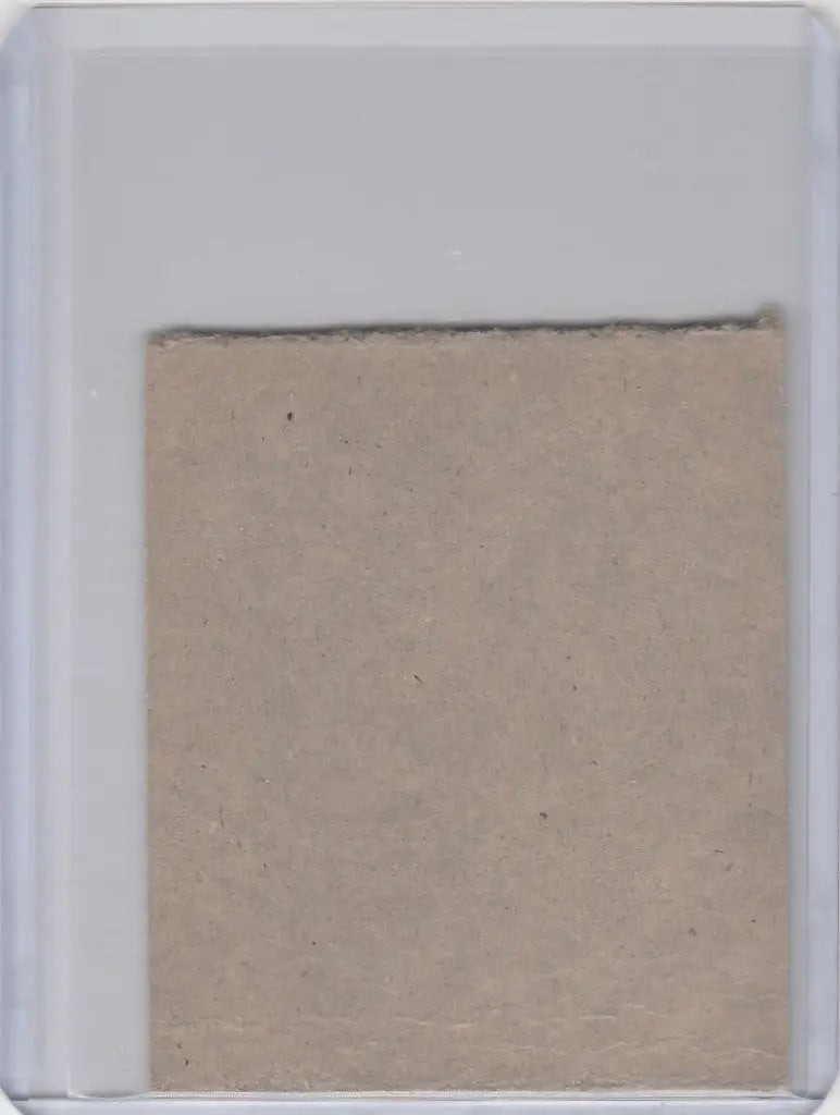 Tan rectangular paper with rough top edge in clear sleeve for 1948 R346 Blue Tint Luke Appling Chicago White Sox