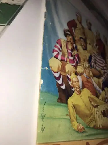 Vintage illustration of Cossacks in 1951 Cotton Bowl football program design