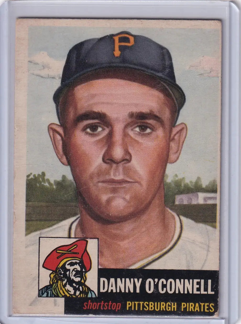 1953 Topps Baseball card of Danny O’Connell - Pittsburgh Pirates shortstop