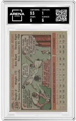 Graded Topps Chico Carrasquel baseball card from 1956 Topps Chico collection