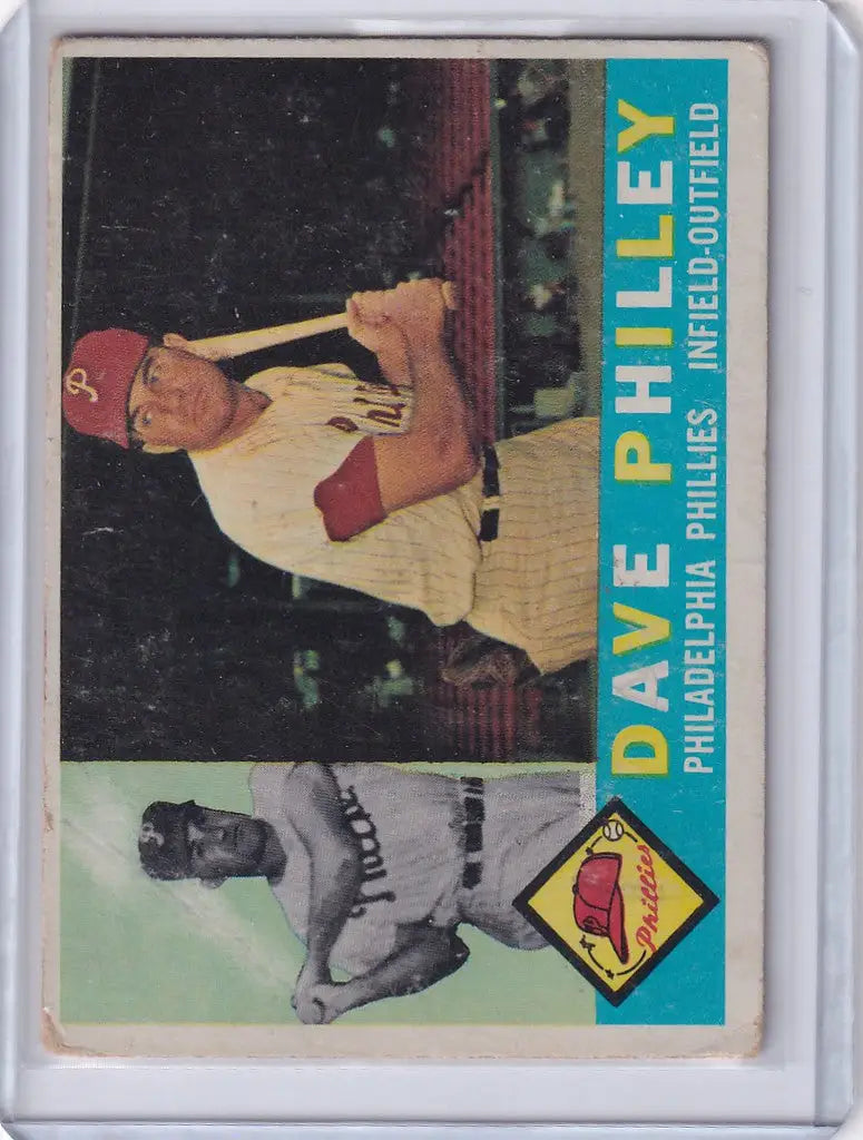 Vintage baseball card of Dave Philley - Philadelphia Phillies 1960 Topps #52