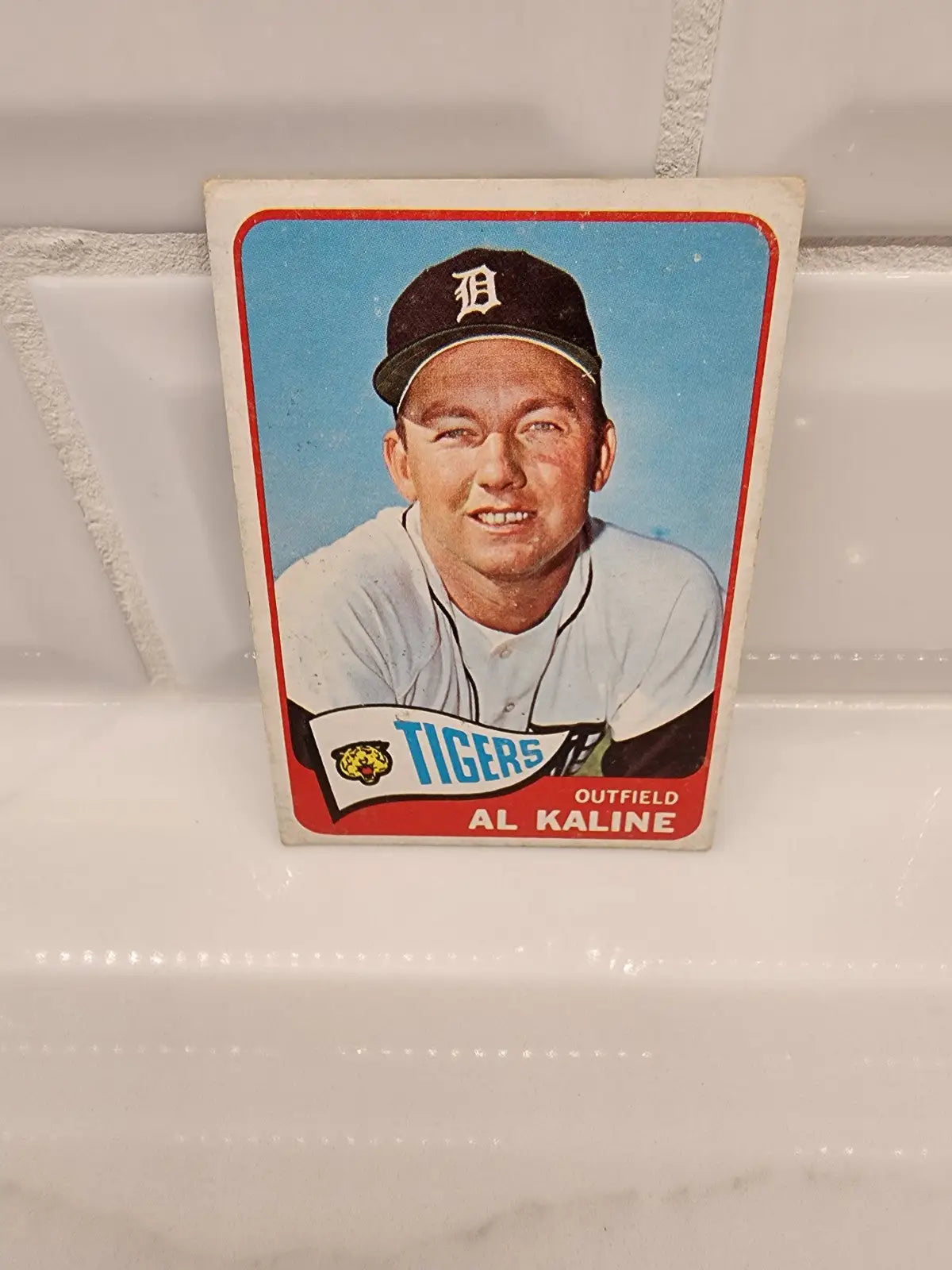 Vintage Al Kaline baseball card from 1965 Topps featuring topps baseball trading card series