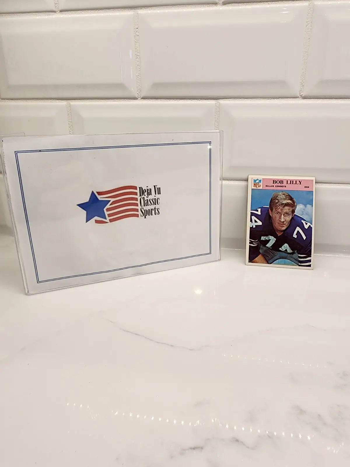 Sports memorabilia featuring Philadelphia Bob Lilly collectible from 1966 football collection