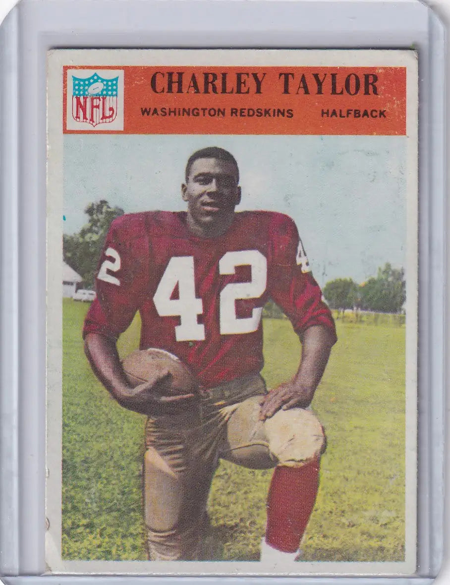 1966 Philadelphia Football #194 Charley Taylor - Washington Redskins