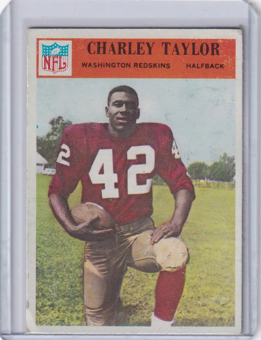 1966 Philadelphia Football #194 Charley Taylor - Washington Redskins