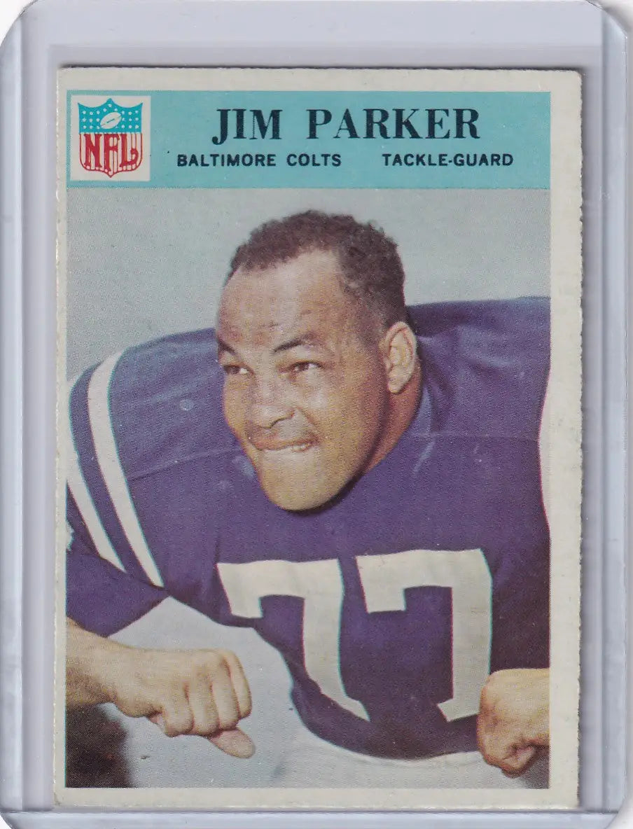1966 Philadelphia Football #23 Jim Parker - Baltimore Colts