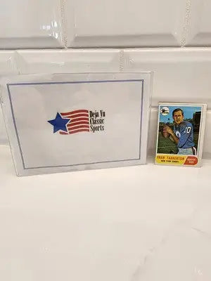 Sports memorabilia featuring Fran Tarkenton from 1968 Topps Topps Fran Tarkenton card