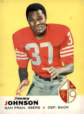 Vintage 1969 Topps Jim Johnson trading card from the Jim Johnson trading collection