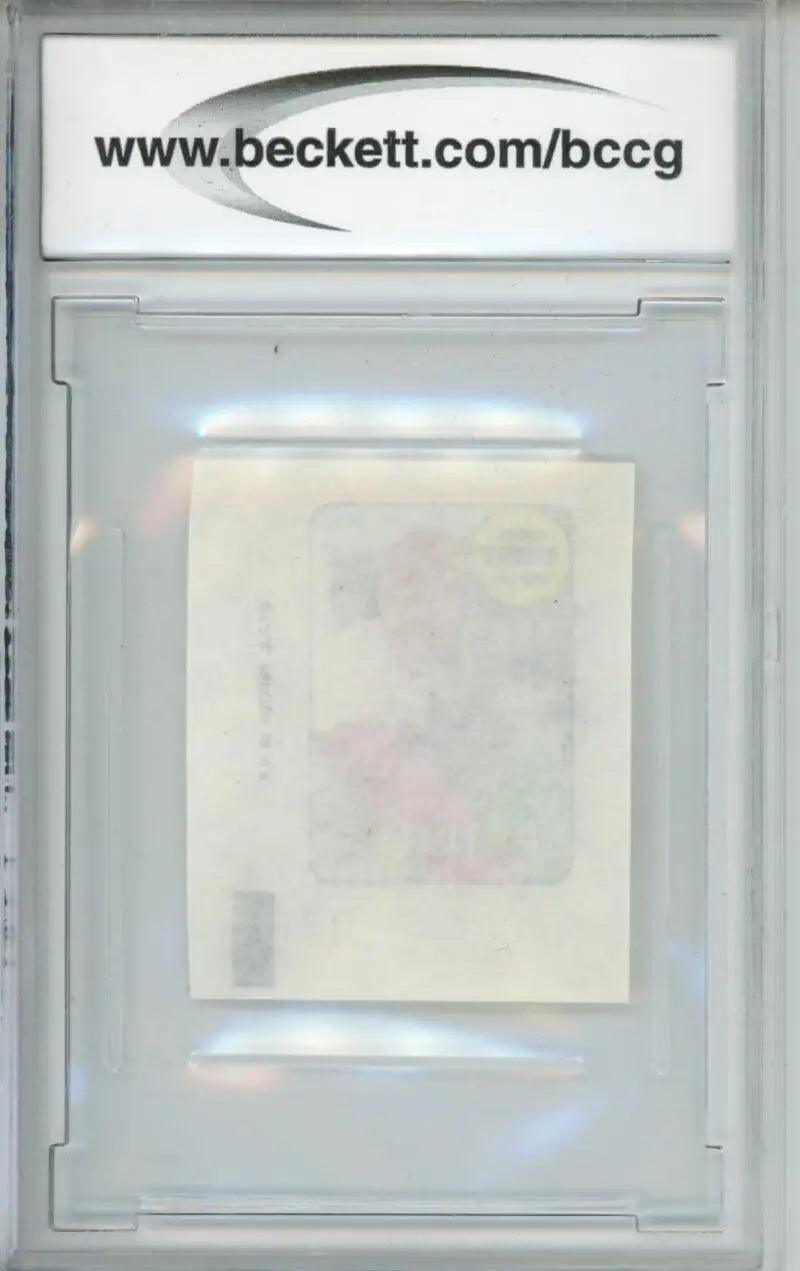 Graded 1969 Topps Decals Chris Short BCCG 10 Mint in protective case with Beckett label