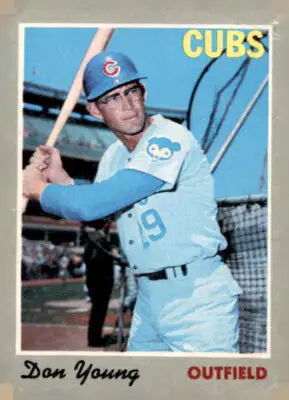 1970 Topps Don Young baseball card, a collectible Young baseball card in VG-EX condition