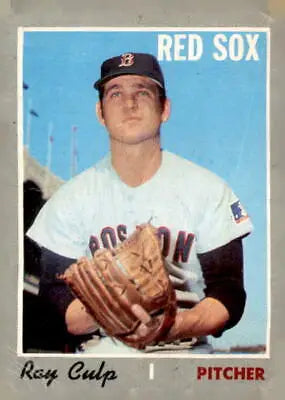 1970 Topps #144 Ray Culp Boston Red Sox baseball card for collectors