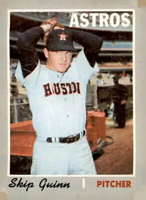 Skip Guinn baseball card from 1970 Topps #316 featuring Skip Guinn baseball player