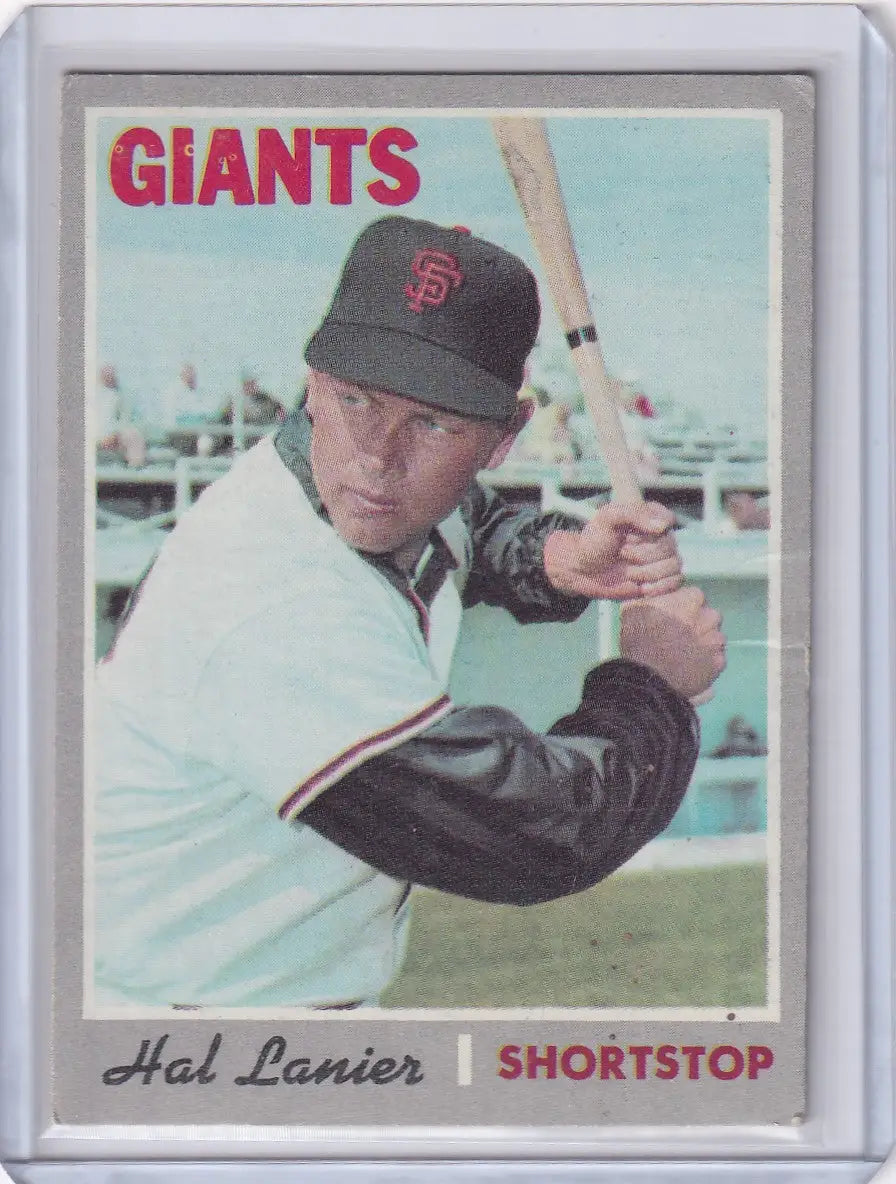1970 Topps Baseball #583 Hal Lanier - San Francisco Giants
