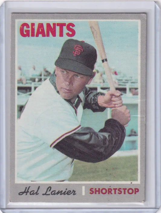 1970 Topps Baseball #583 Hal Lanier - San Francisco Giants