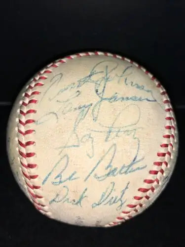 Autographed 1971 San Francisco Giants Team Baseball featuring Willie Mays and McCovey