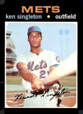 Ken Singleton baseball card from 1971 Topps #16 showcasing Ken Singleton baseball skills