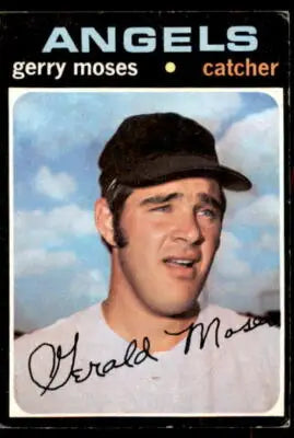 Gerry Moses baseball card from 1971 Topps #205 showcasing Gerry Moses baseball memorabilia