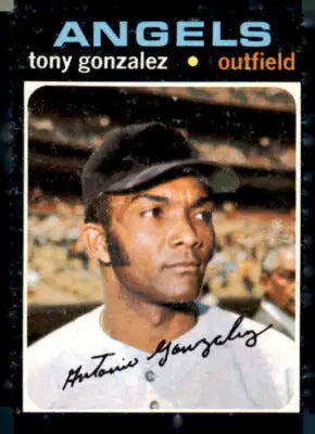 1971 Topps #256 Tony Gonzalez sports trading card for collectible baseball memorabilia