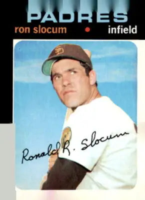 1971 Topps Ron Slocum baseball card, a classic sports trading card collectible