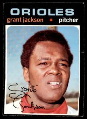 Grant Jackson baseball card from 1971 Topps#392, a classic sports trading card