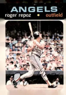 1971 Topps Roger Repoz baseball card, a collectible sports trading card from the 1970s