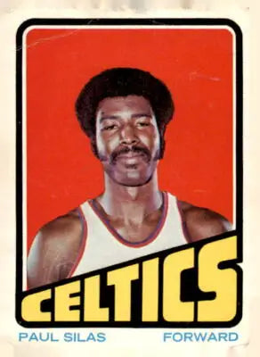 Vintage Paul Silas basketball card from 1972-73 Topps #55 showcasing Paul Silas basketball card