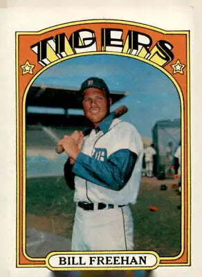 1972 Topps #120 Bill Freehan EX baseball card featuring Detroit Tigers icon