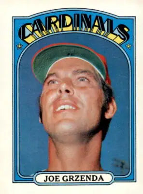Joe Grzenda baseball card from 1972 Topps #13, a collectible Joe Grzenda trading card