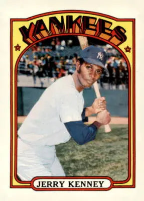 1972 Topps #158 Jerry Kenney sports trading card showcasing baseball collectible