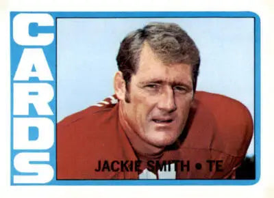 1972 Topps Jackie Smith football trading card, EX-MT condition, collectible Smith trading card