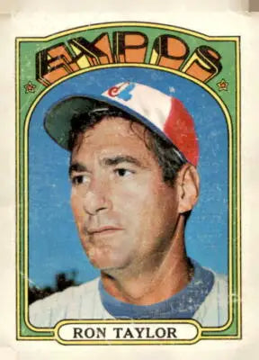Ron Taylor baseball card from 1972 Topps #234 featuring Montreal Expos player