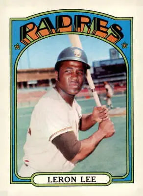 Leron Lee baseball card featuring the San Diego Padres from 1972 Topps #238