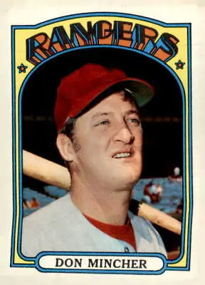 1972 Topps #242 Don Mincher baseball card featuring the former MLB player Don Mincher
