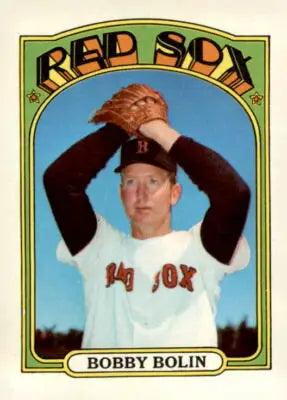 Bobby Bolin baseball trading card from 1972 Topps #266 with detailed trading card features
