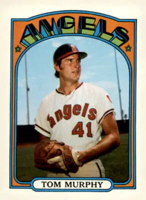 Vintage Tom Murphy baseball card from 1972 Topps #354 featuring California Angels player