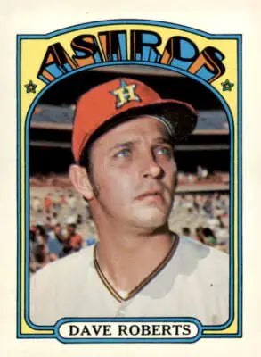 1972 Topps #360 Dave Roberts baseball card showcasing Dave Roberts baseball memorabilia