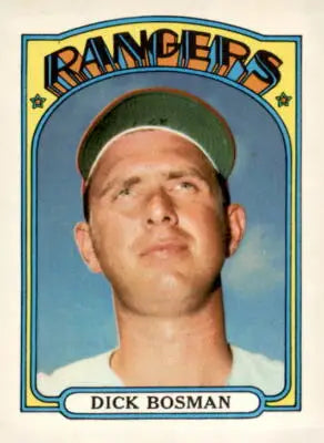 Dick Bosman baseball card from 1972 Topps #365 showcasing Dick Bosman pitching