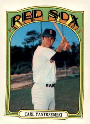 1972 Topps Carl Yastrzemski trading card Boston Red Sox collectible EX-MT