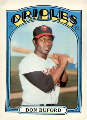 Don Buford baseball card from 1972 Topps #370, perfect for sports trading collectors