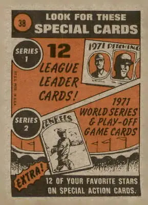 Vintage baseball card advertisement for 1972 Topps Carl Yastrzemski baseball card