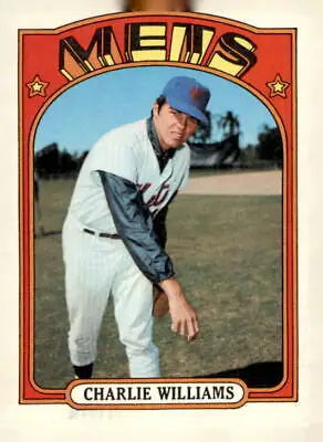 1972 Topps #388 Charlie Williams EX-MT baseball card for Charlie Williams trading collection