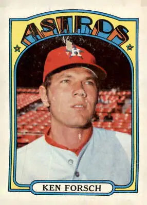 1972 Topps #394 Ken Forsch baseball card featuring Houston Astros pitcher Ken Forsch