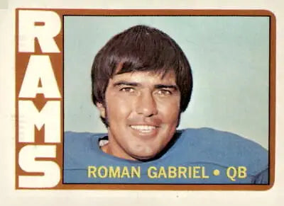 Roman Gabriel trading card from the 1972 Topps #40 collection in VG-EX condition