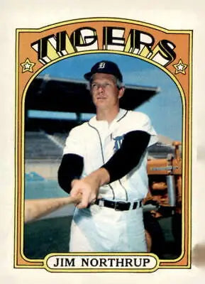 Jim Northrup baseball card in 1972 Topps #408 VG-EX for sports trading enthusiasts
